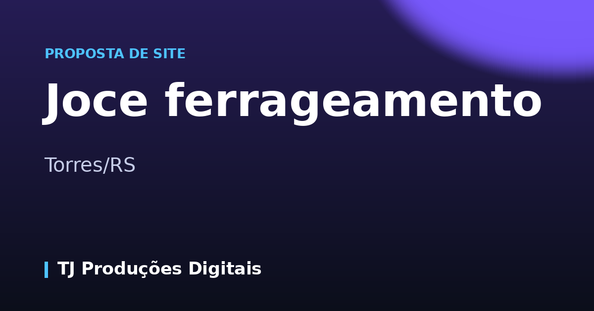 Prévia do site da Joce ferrageamento